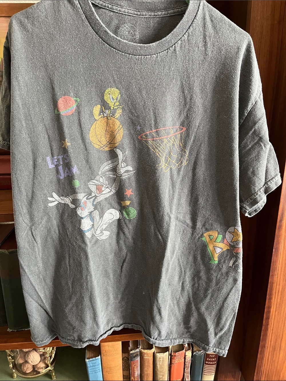 Men's Black Space Jam Graphic Tee - Bugs Bunny & Tweety